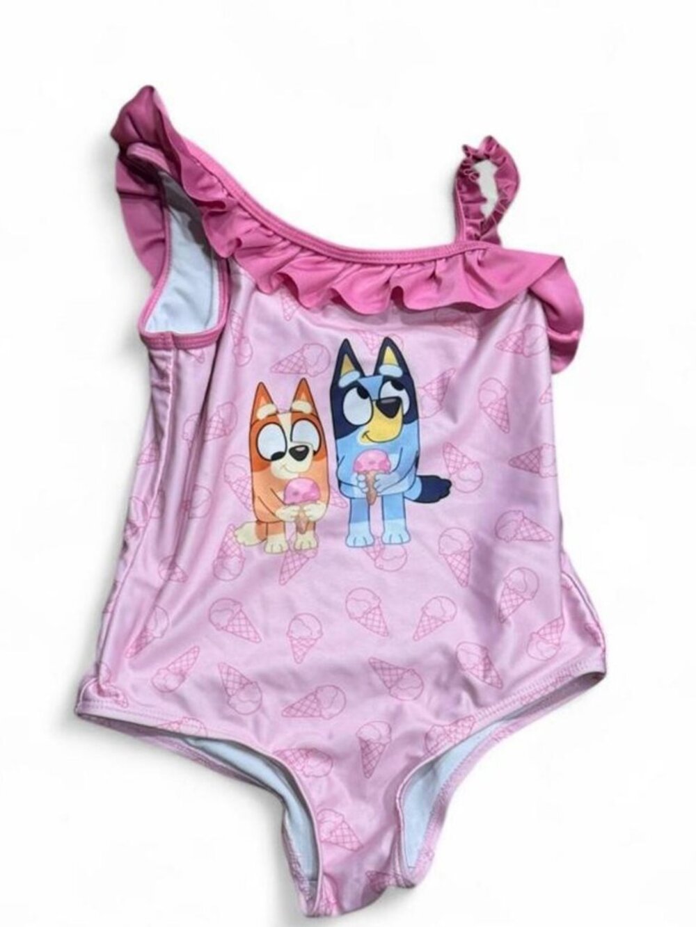 Bluey Pink Ice Cream One Piece Swimsuit